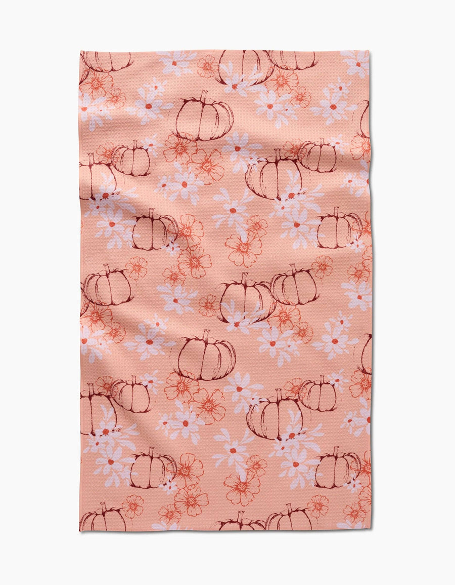 Geometry - Sweet Pumpkin Harvest Tea Towel