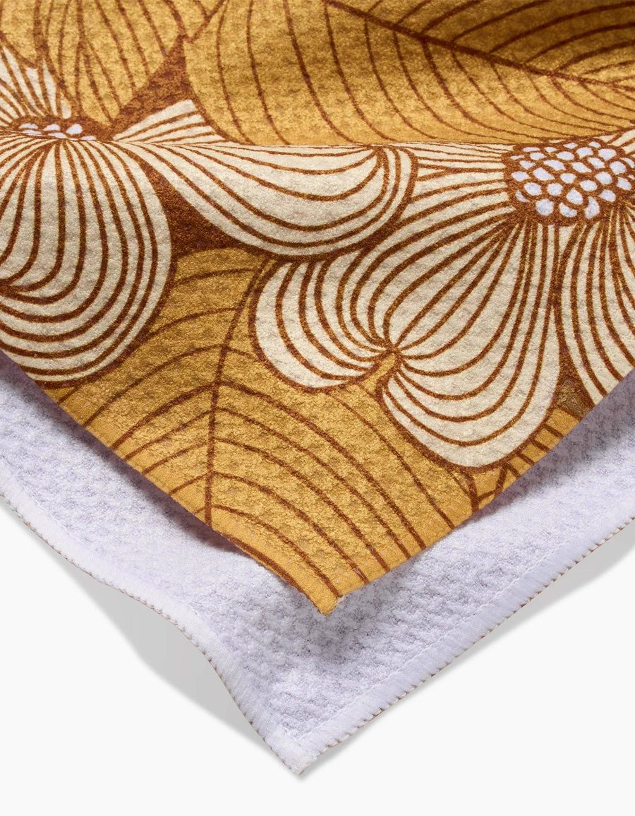 Geometry - Dogwood Tea Towel