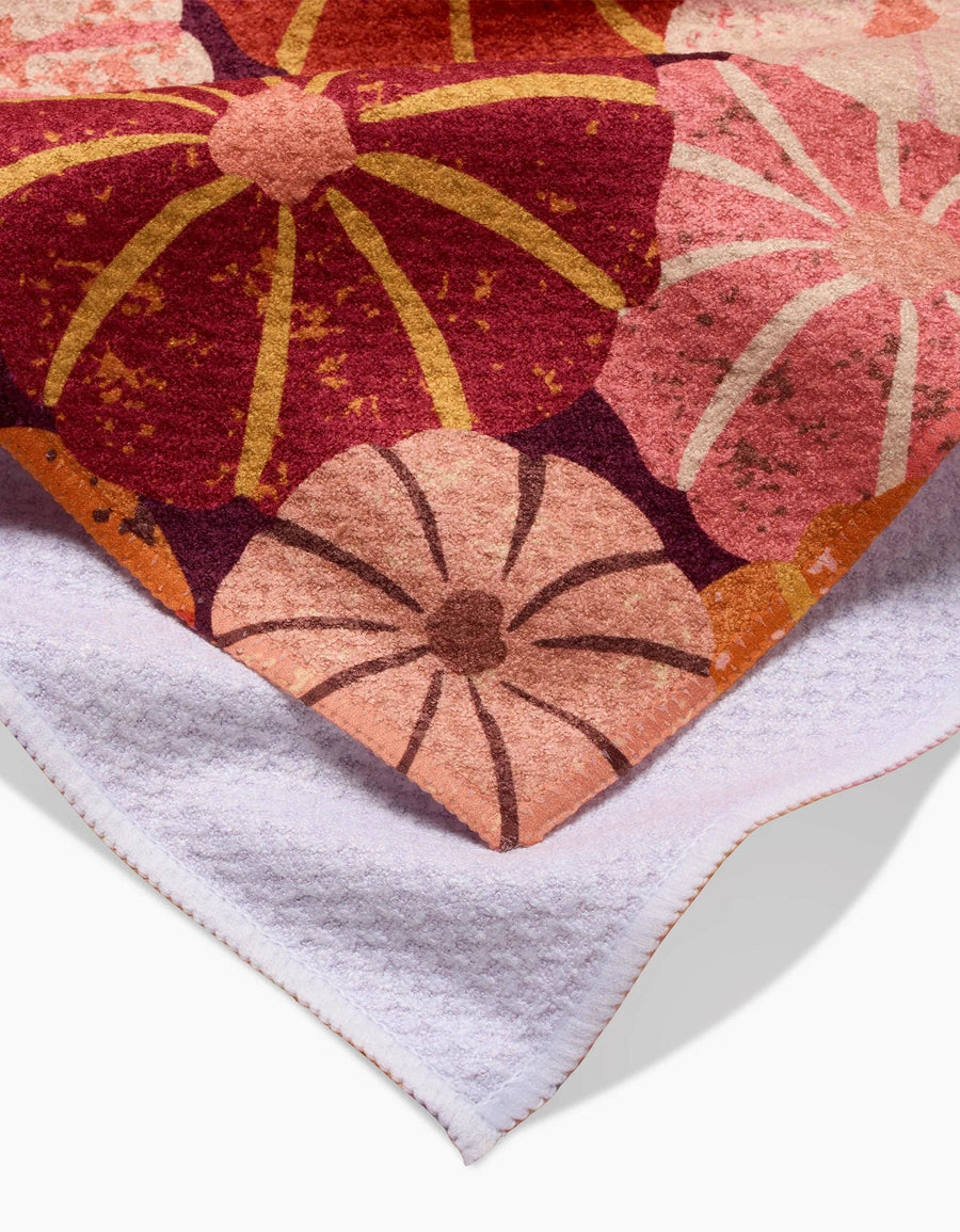 Geometry - Spicy Pumpkins Tea Towel