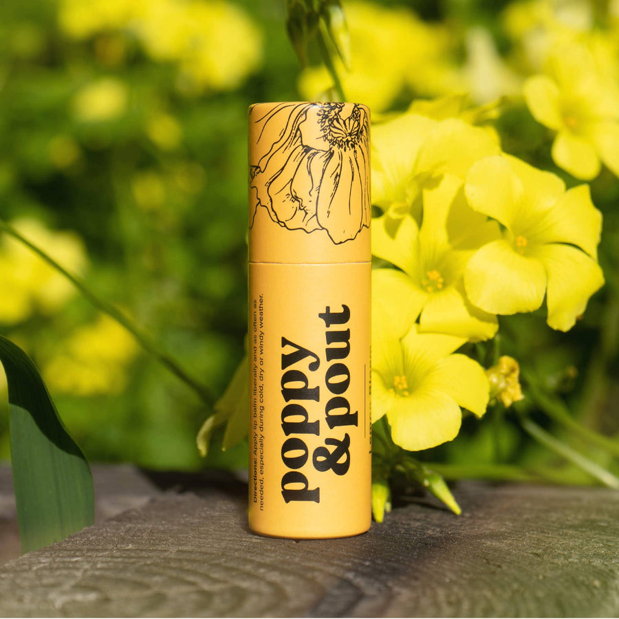 Poppy & Pout -Lemon Bloom,  Lip Balm