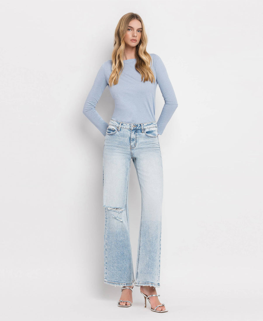 Lovervet-  WIDE LEG JEANS  SUPER HIGH RISE TUMMY CONTROL