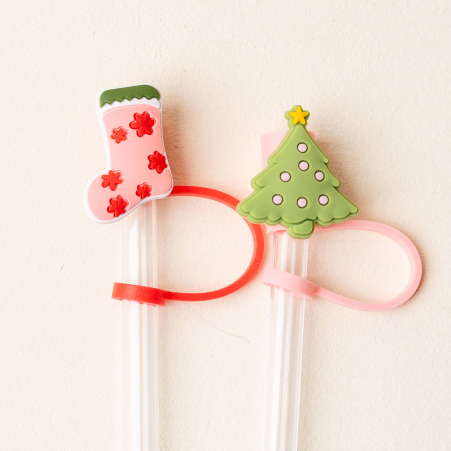 Straw Topper Set-Naughty or Nice