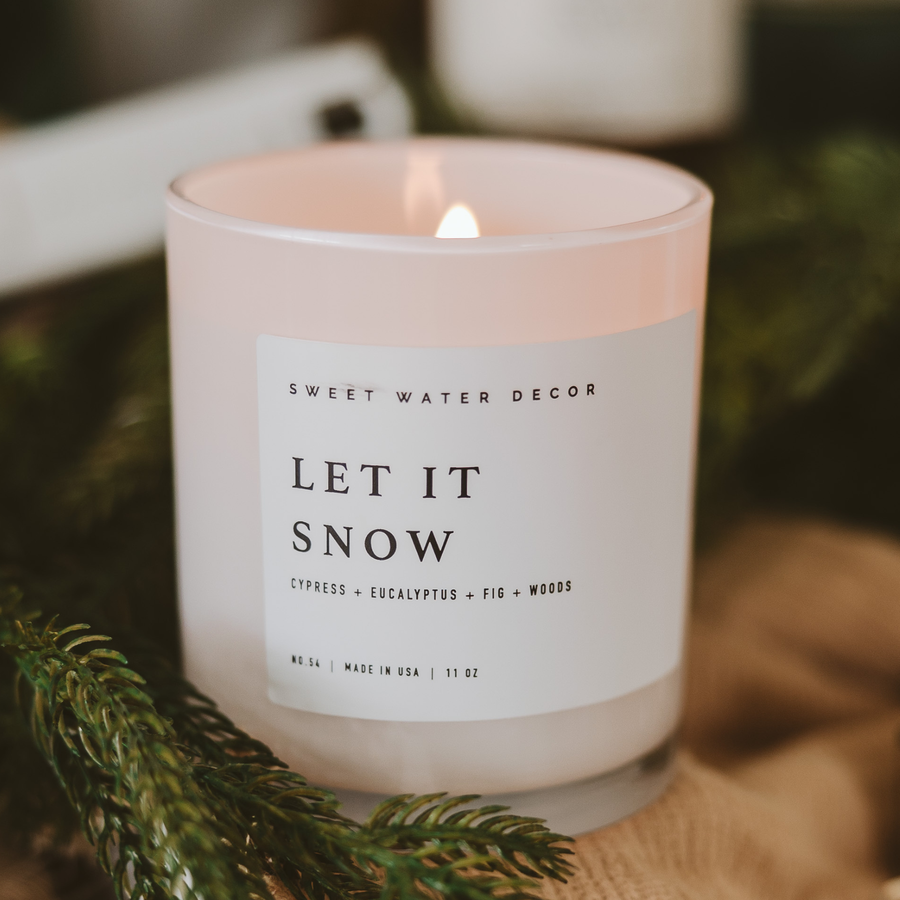 Let It Snow 11 oz Soy Candle