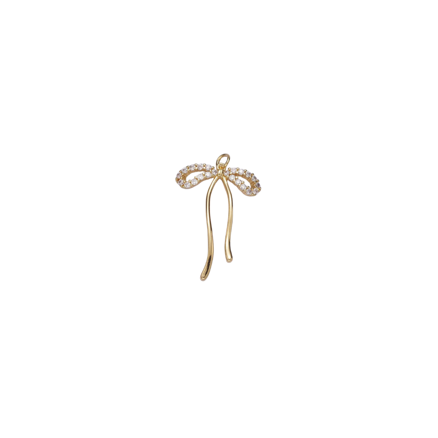 It's Especially Lucky - Charms: Dainty bow with stone