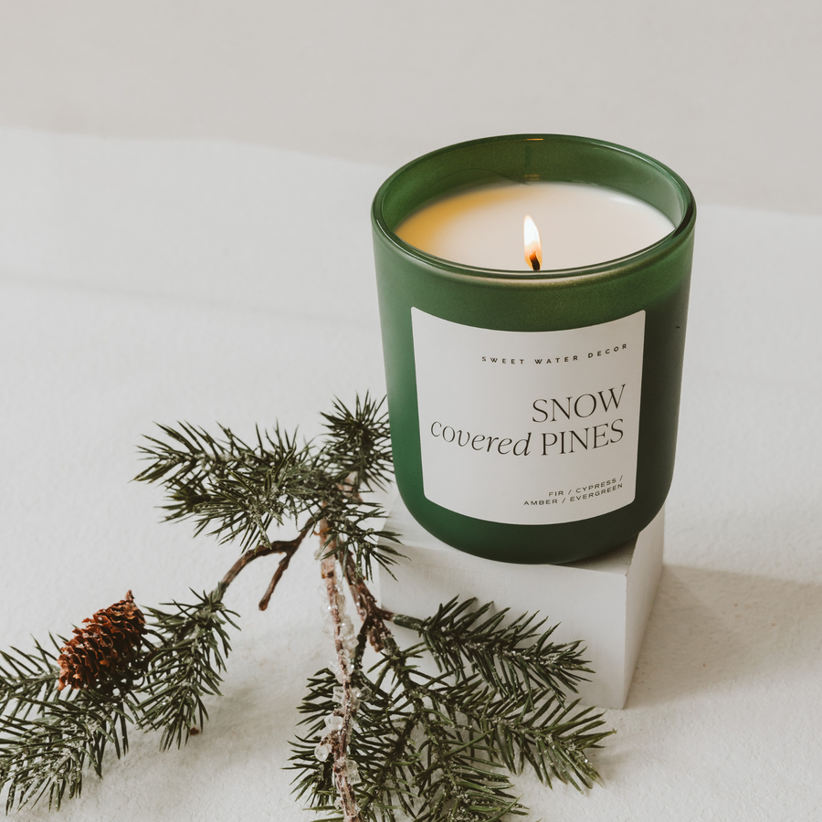 Snow Covered Pines 15 oz Soy Candle