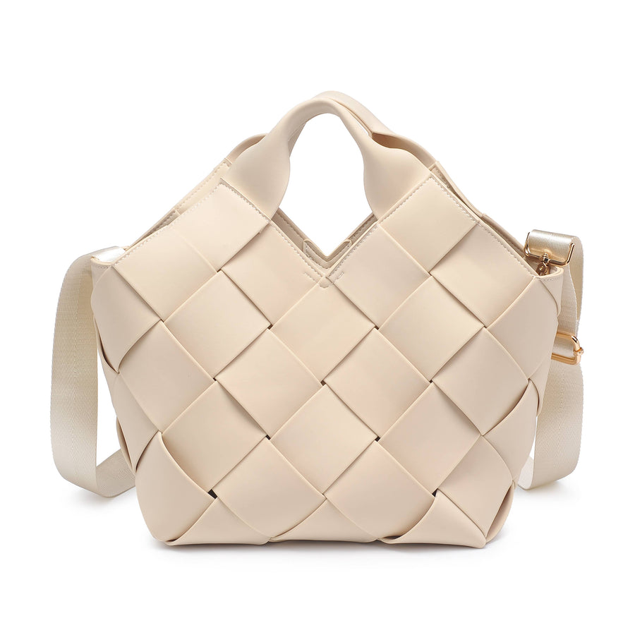 Sol and Selene - Resilience - Woven Neoprene Tote: Cream