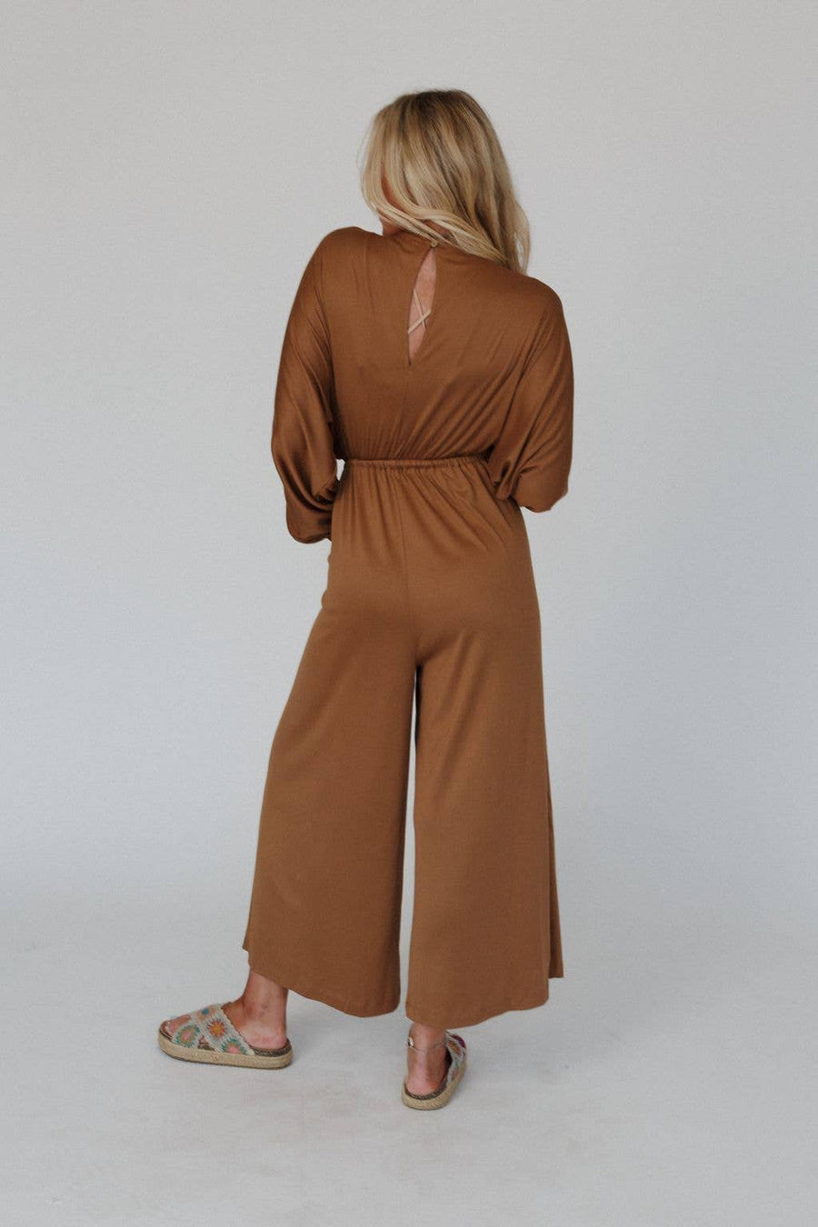 Three Bird Nest - Roaming Dream Jumpsuit - Chestnut