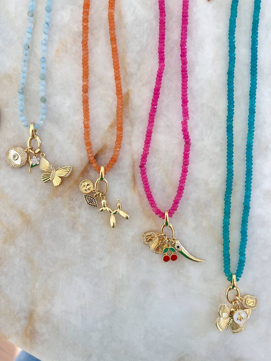 It's Especially Lucky - Spring/Summer Charm Bar Necklaces Vol. 1: Light pink