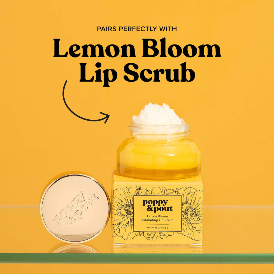 Poppy & Pout -Lemon Bloom,  Lip Balm