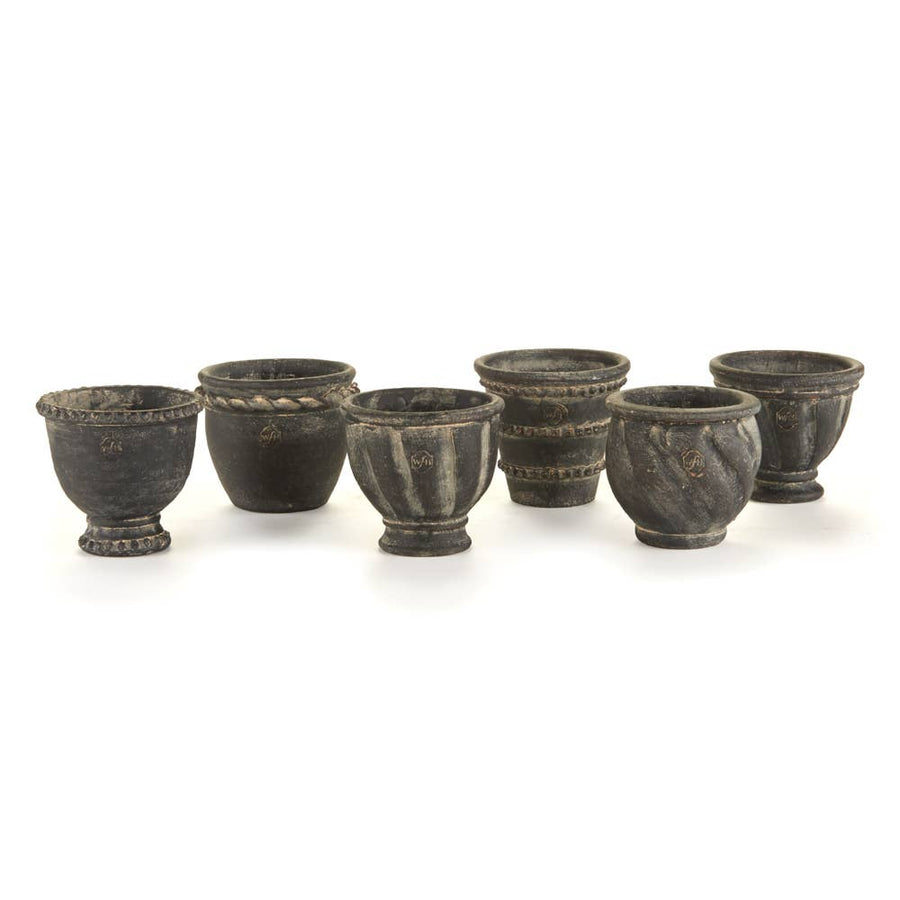 Napa Home & Garden - Wakefield Handmade Mini Pots-Black