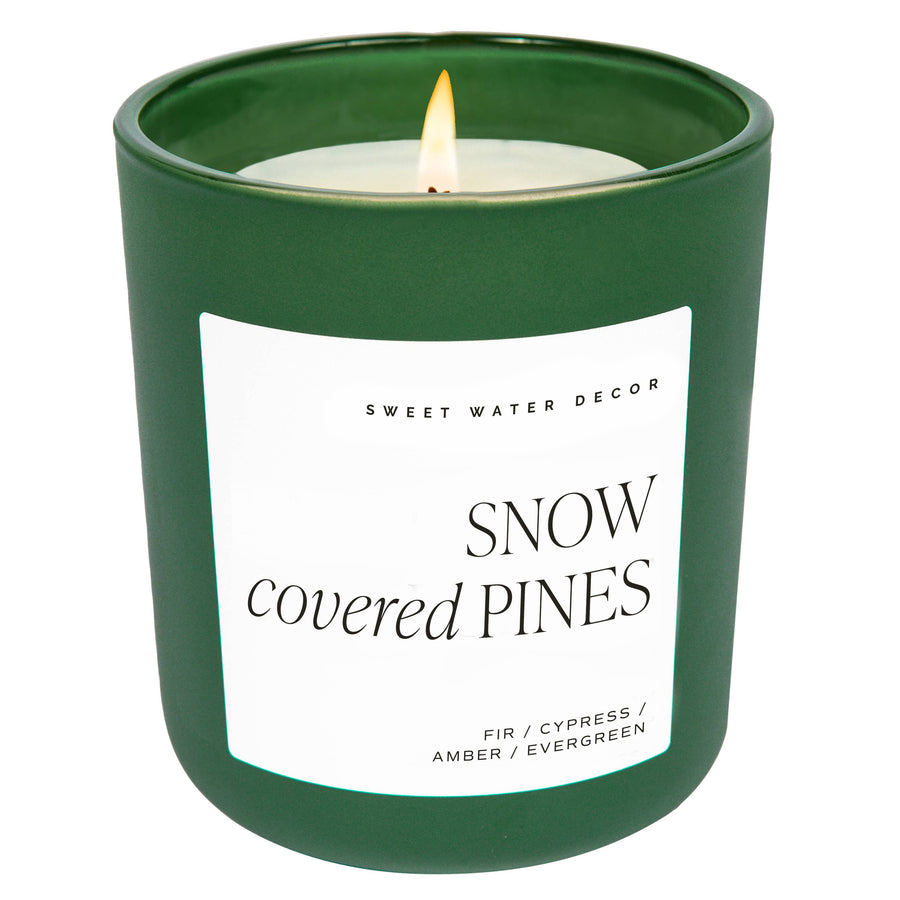 Snow Covered Pines 15 oz Soy Candle