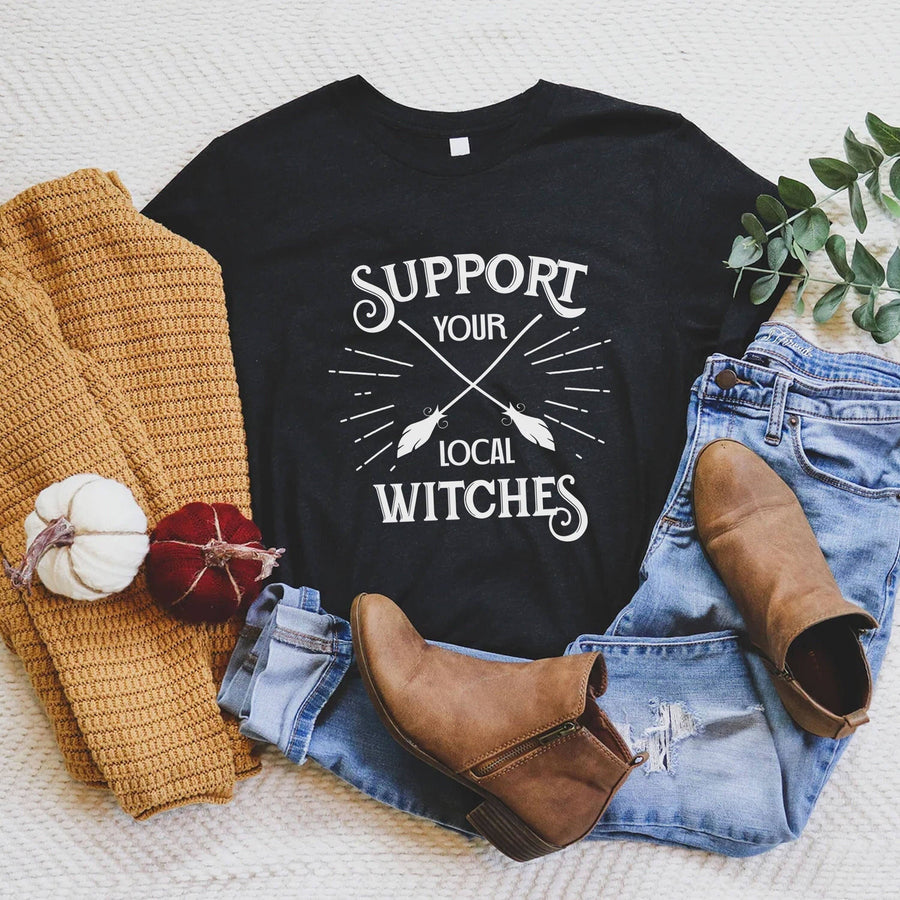 Support Your Local Witches | Halloween Graphic Tee