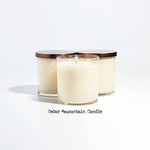 Cedar Mountain Candle - Happy Mother's Day - Mother's Day Soy Candle - 9 oz Glass Ja: Lid Cover / Molten Lava