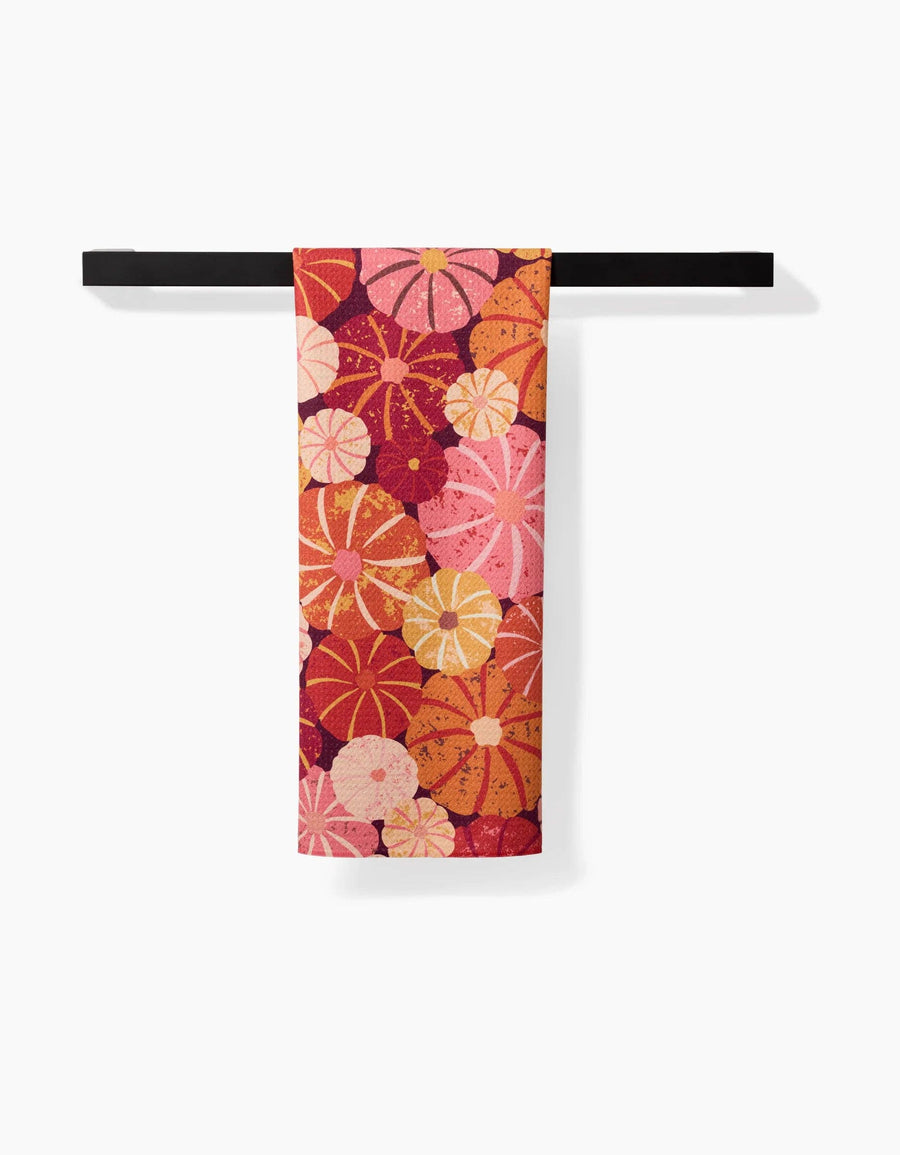 Geometry - Spicy Pumpkins Tea Towel