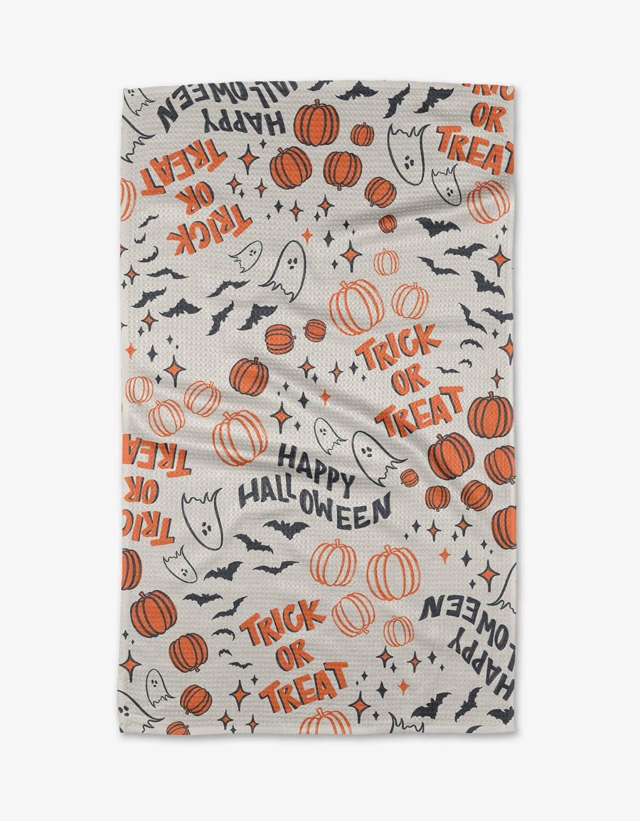 Geometry - Trick-or-treat Tea Towel