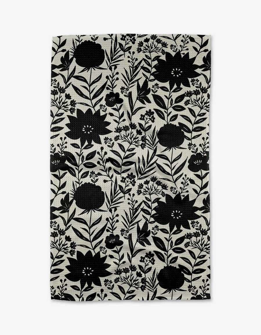 Geometry - Shadow Flower Tea Towel