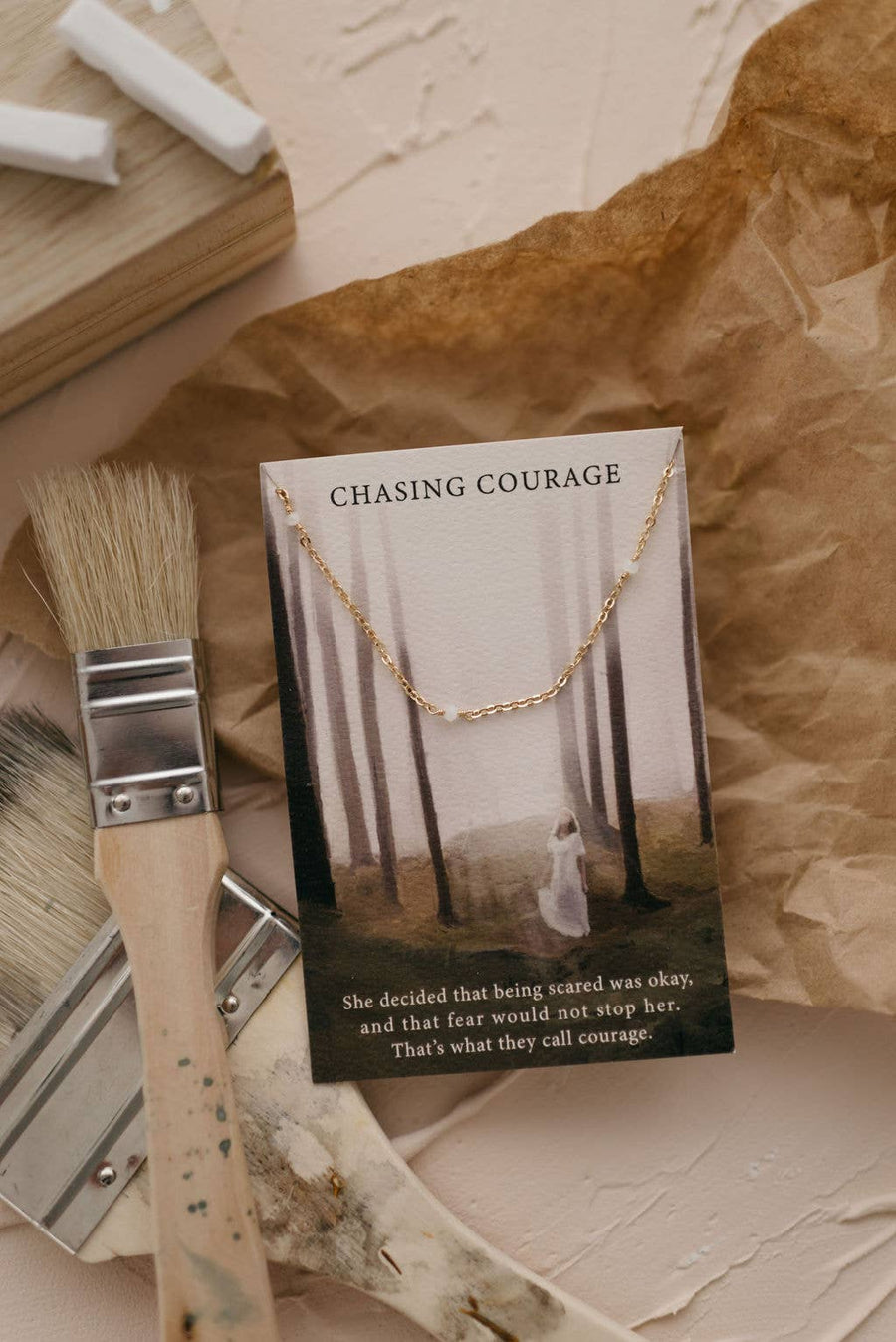 Dear Heart - Chasing Courage  | Christian Jewelry | Christian Gift: 16"