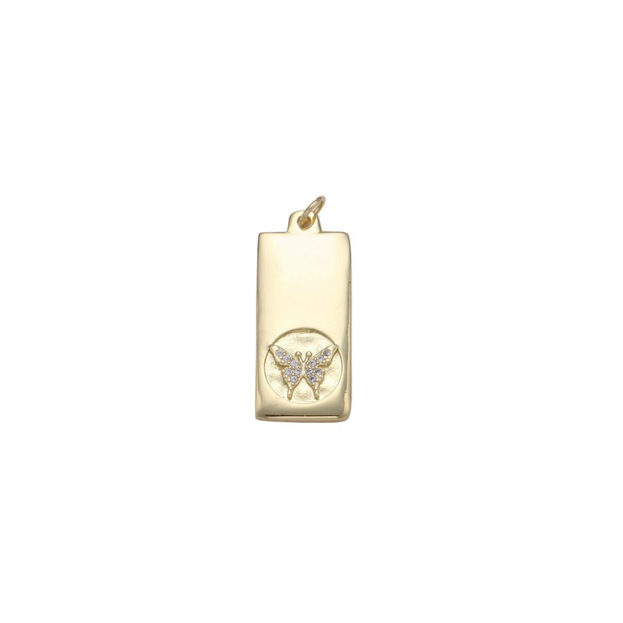 It's Especially Lucky - Gold scallop shell  Charm