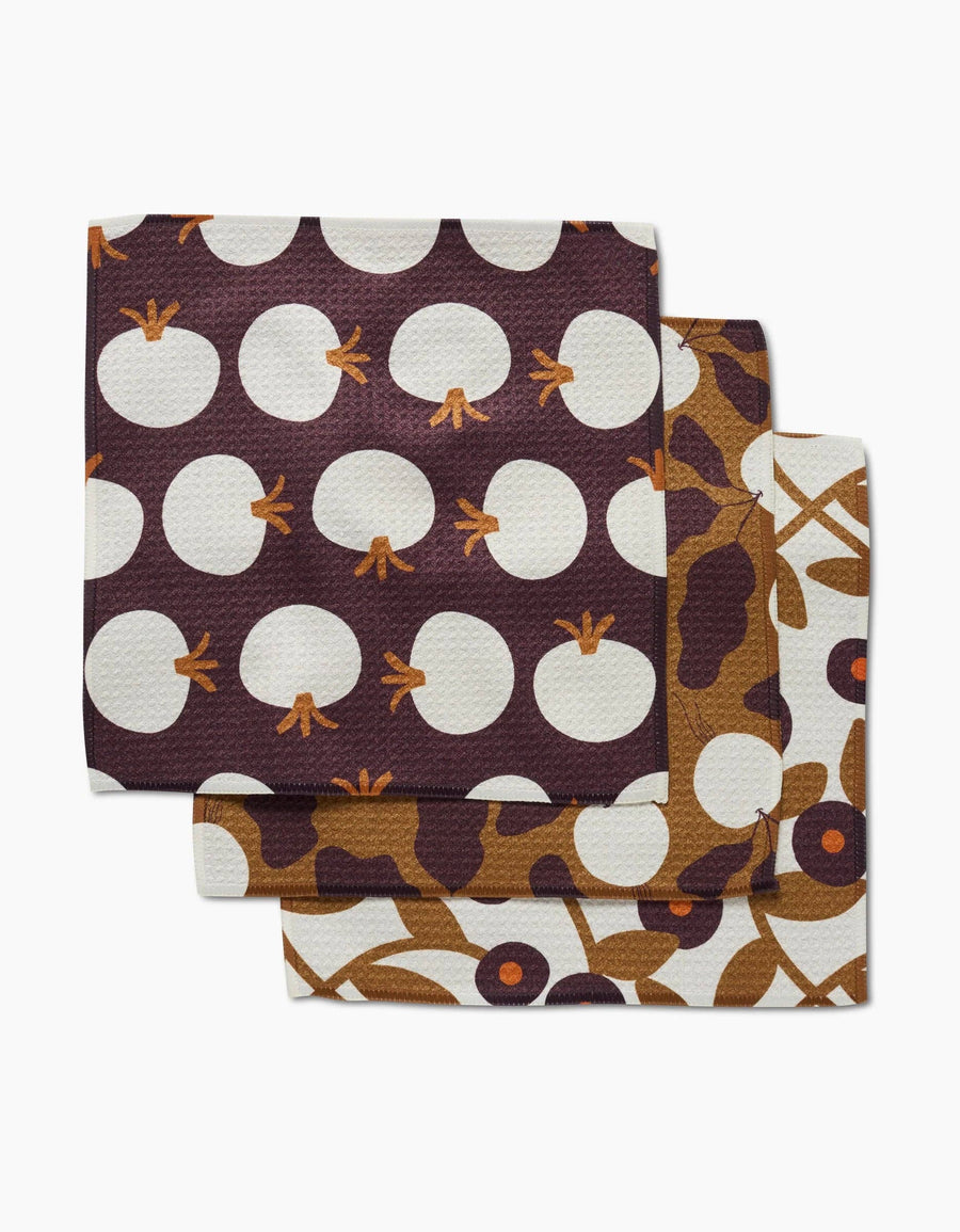 Geometry - Bold Fall Dishcloth Set