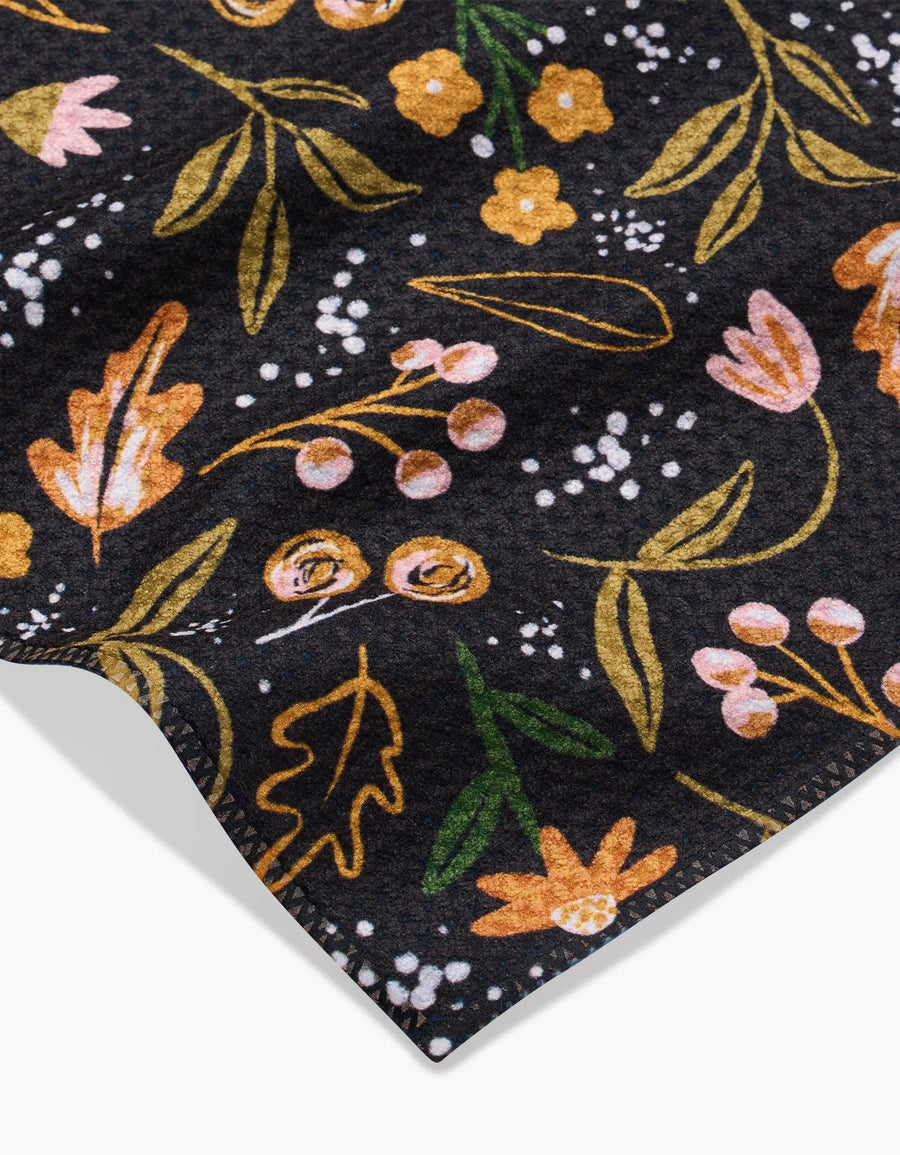 Geometry - Nighttime Botanical Bar Towel