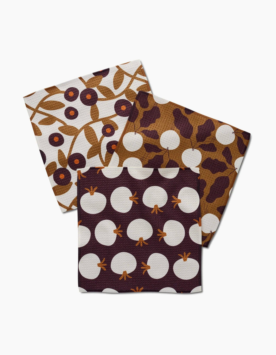 Geometry - Bold Fall Dishcloth Set