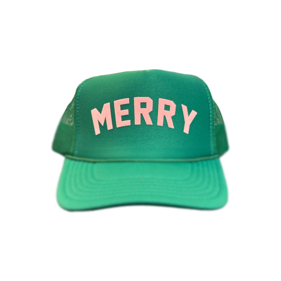 Velvet MERRY Green Trucker