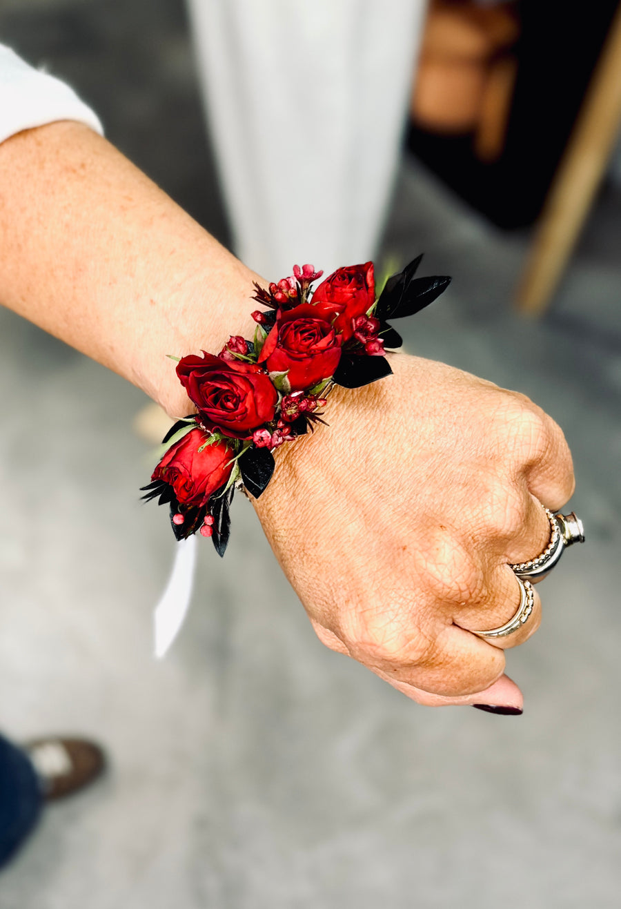 DDD- A Royal Affair - Corsage, Boutonniere and Matching Floral Scepter