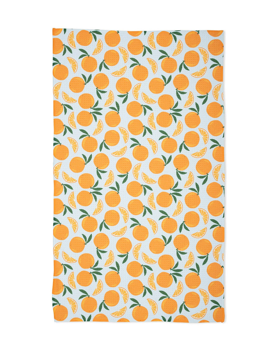 Geometry - Sweet Orange Tea Towel