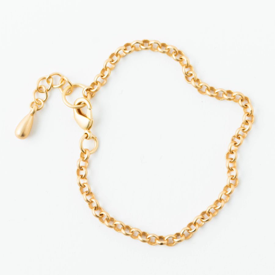 Nest Pretty Things - Matte Gold Rolo Chain Bracelet