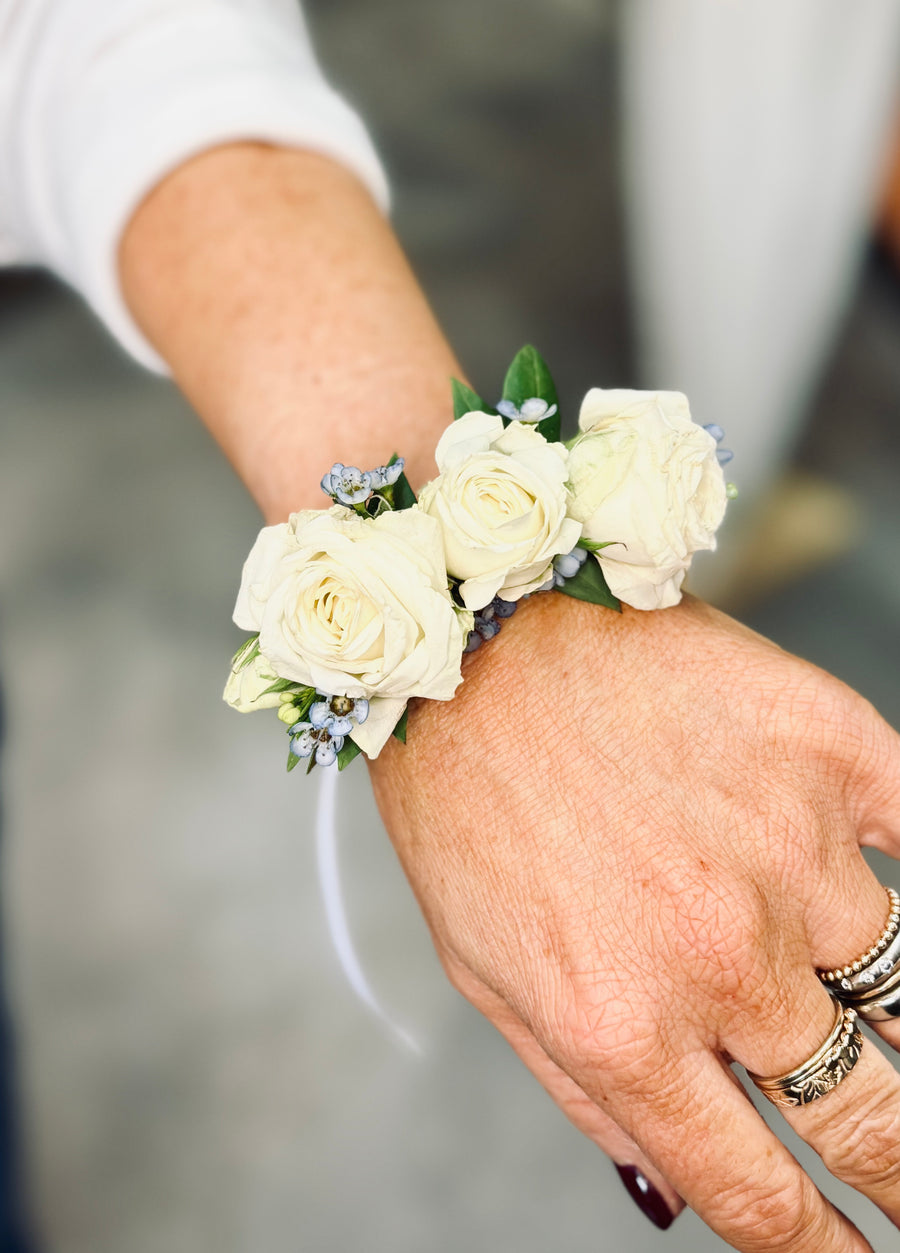 DDD- A Royal Affair - Corsage, Boutonniere and Matching Floral Scepter