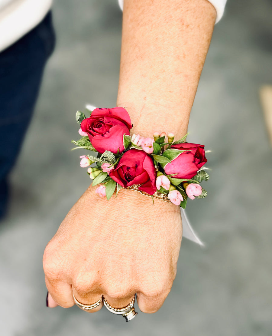 DDD- A Royal Affair - Corsage, Boutonniere and Matching Floral Scepter