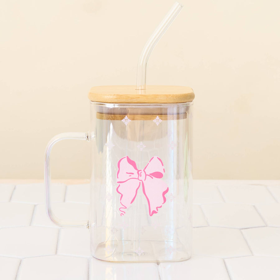 Bow Glass Mug