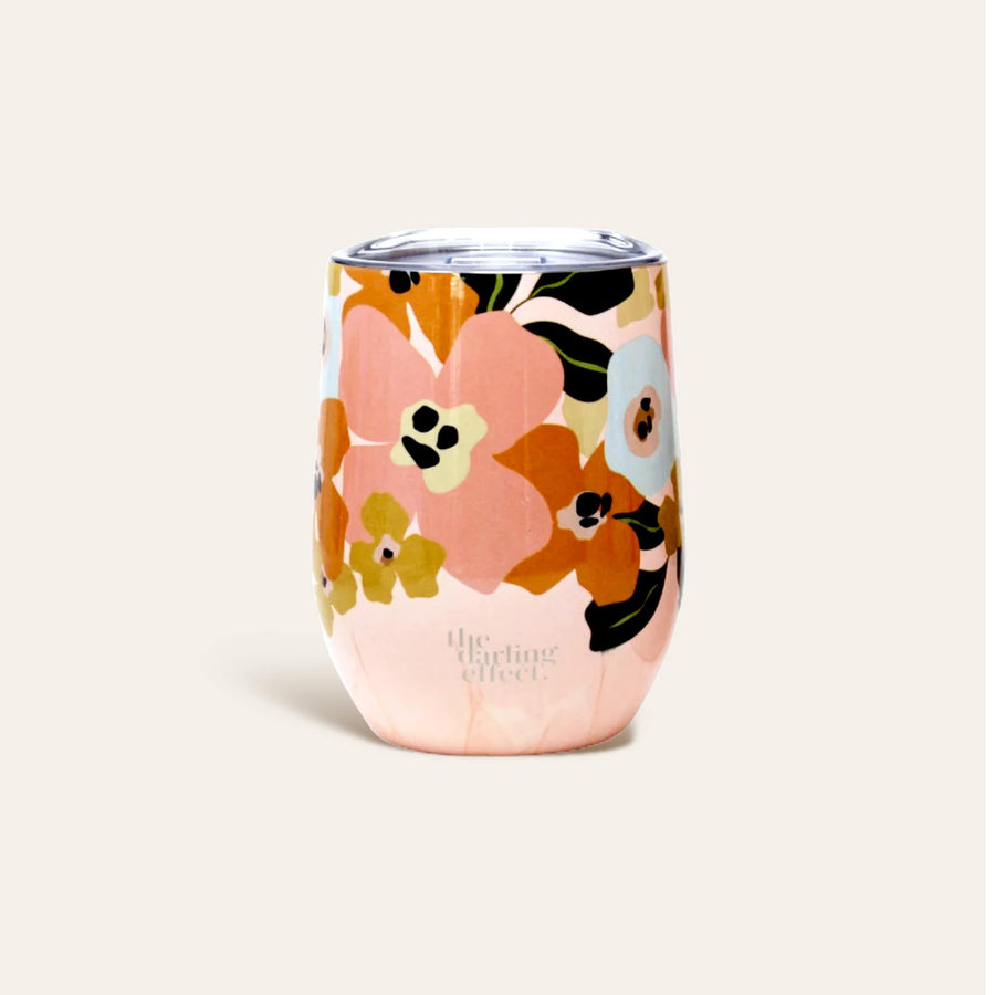The Darling Effect - Wine Tumbler - Lil' Floral Delight