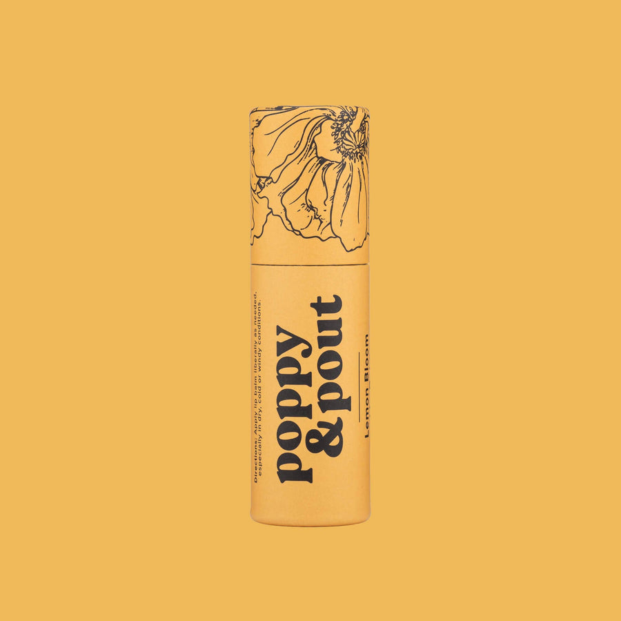 Poppy & Pout -Lemon Bloom,  Lip Balm