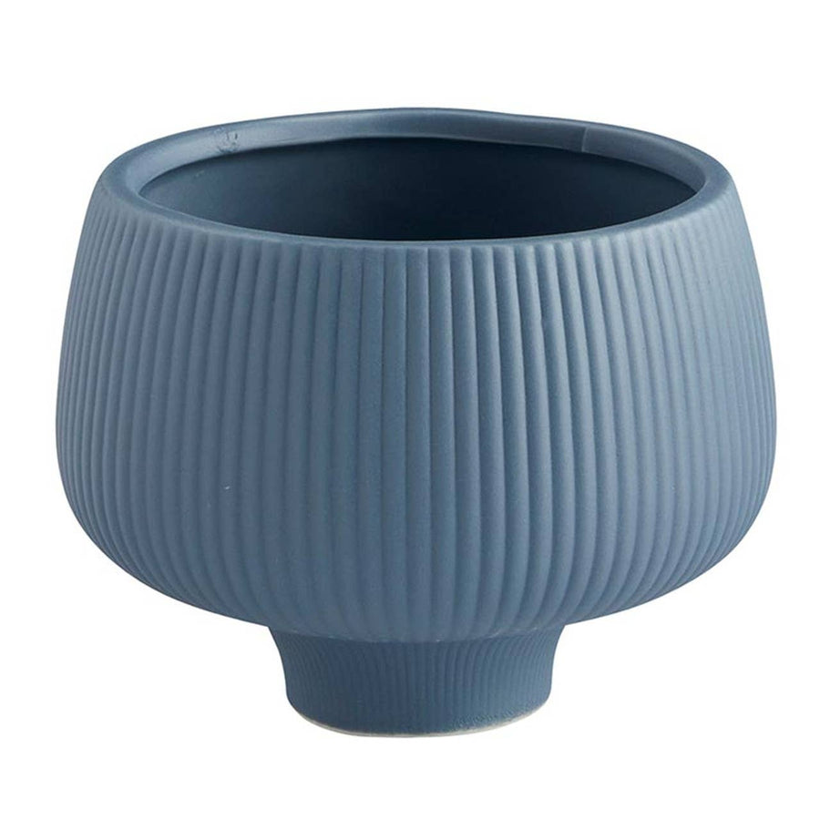 47th & Main (Creative Brands) - Blue Flower Pot