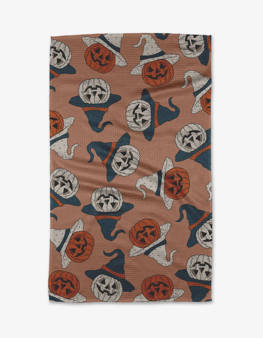 Geometry - Jack-o'-lanterns Tea Towel