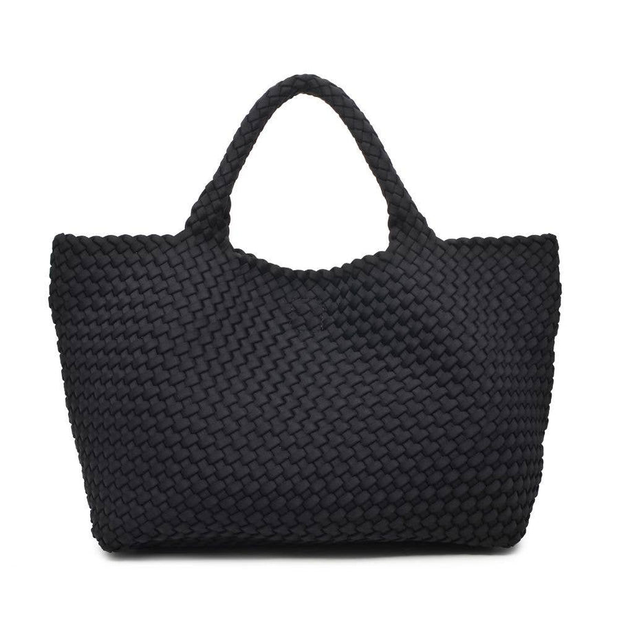 Sol and Selene - Sky's The Limit - Large Woven Neoprene Tote: Kelly Green