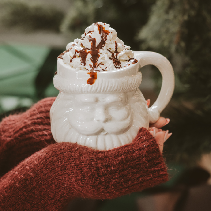 Santa Coffee Mug - Christmas Decor & Gifts