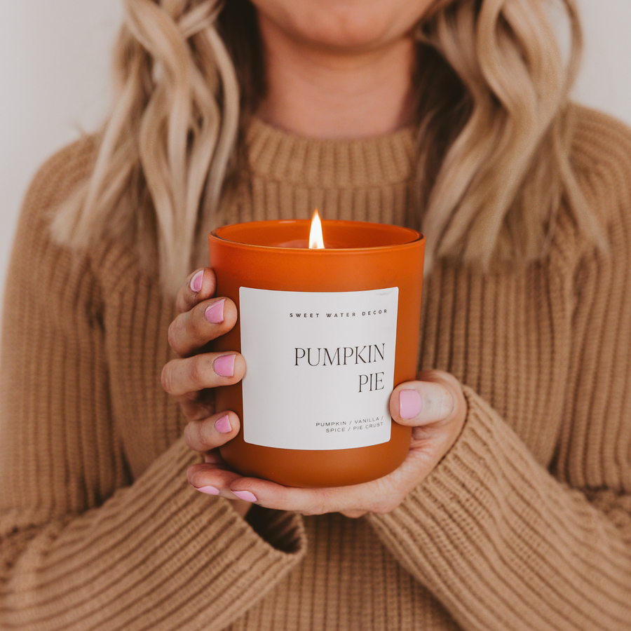 Sweet Water Decor - *NEW* Pumpkin Pie 15 oz Soy Candle