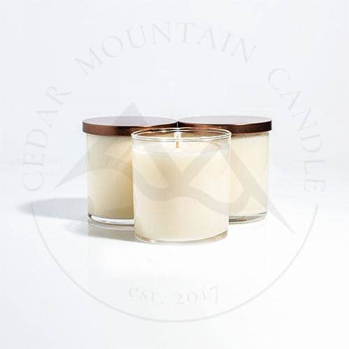 Cedar Mountain Candle - SPRING & SUMMER: Glass Jar Soy Candles - 9 oz: Mango & Coconut Milk