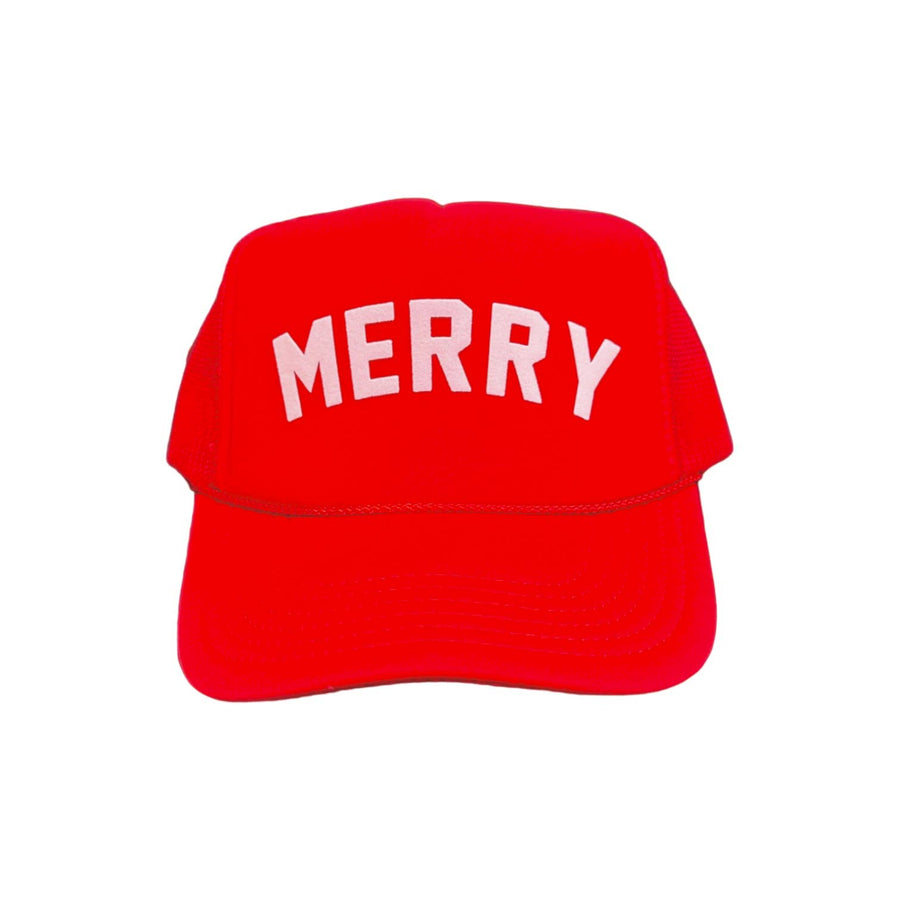 Velvet MERRY Red Trucker