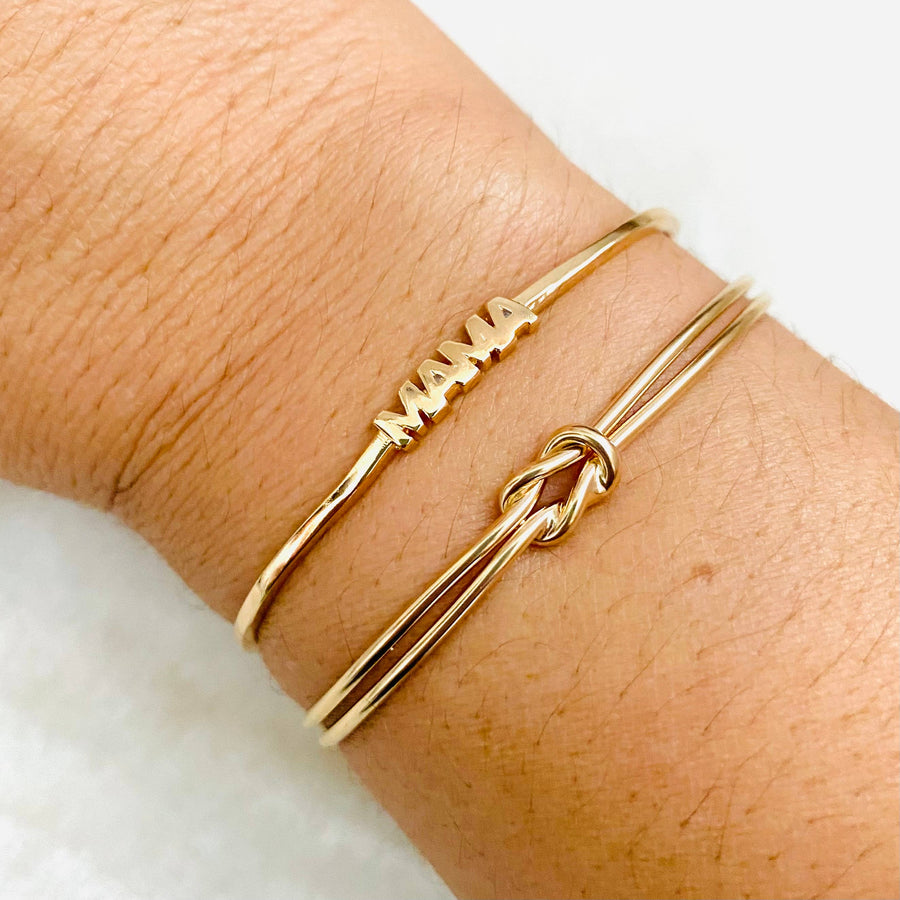 Housegold jewelry - Gold Knot Bracelet