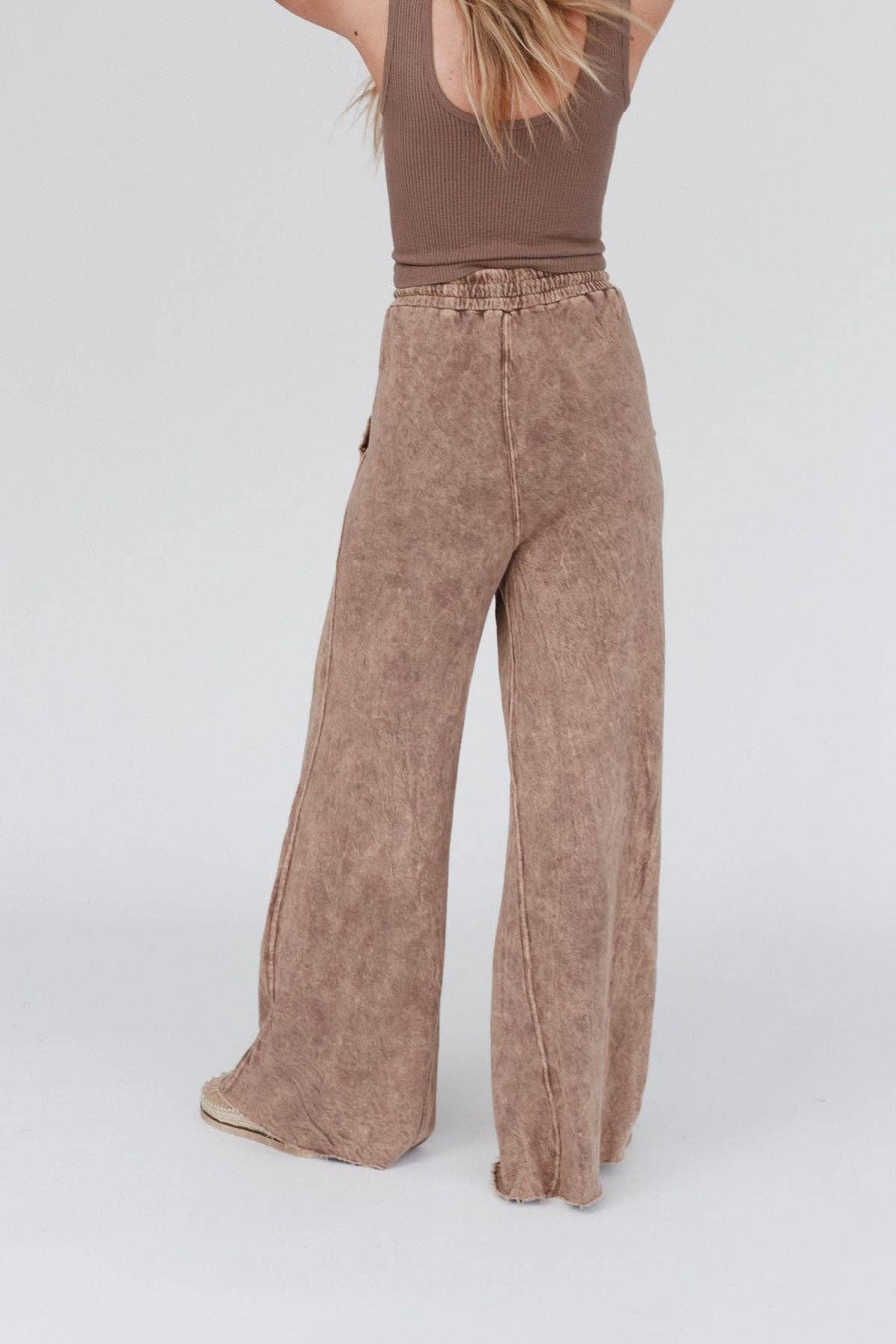 Three Bird Nest - Relaxing Robin Wide Leg Pant - New Mocha