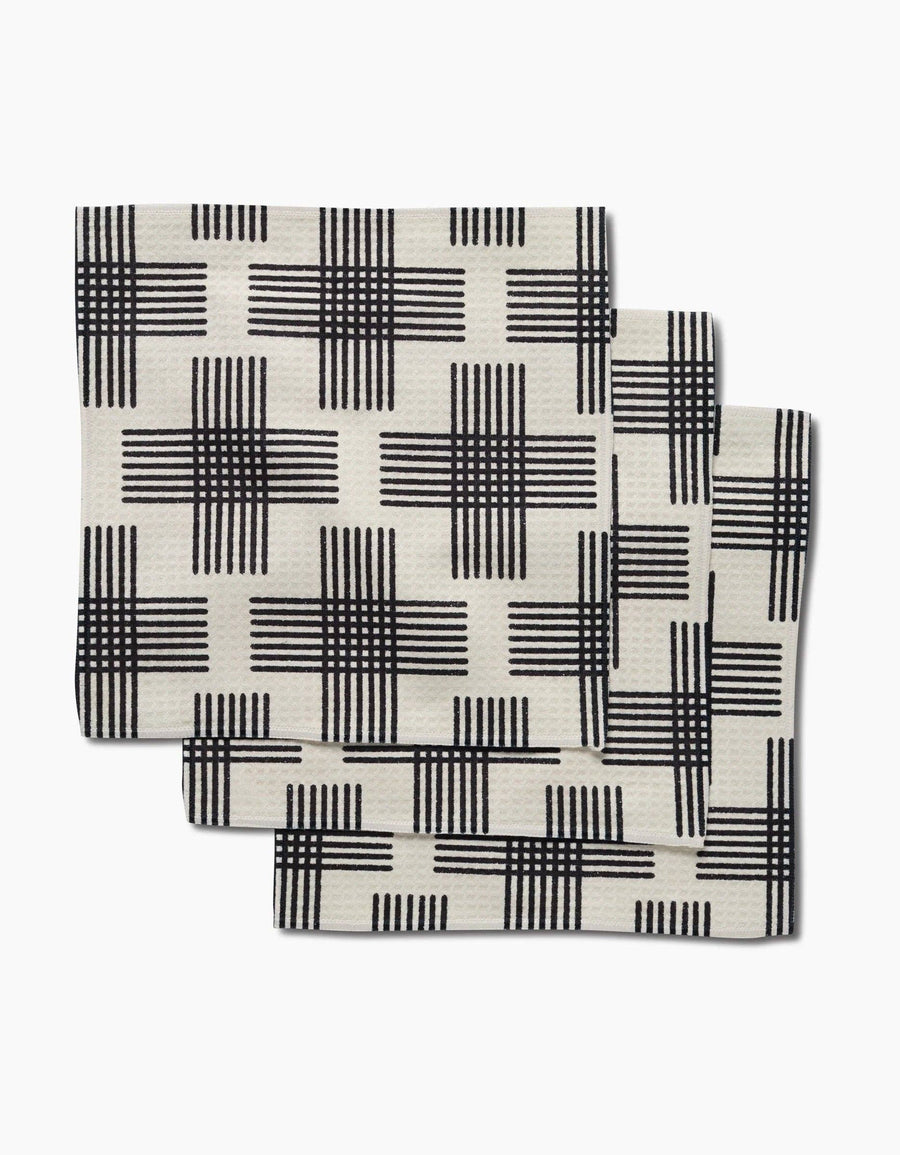 Geometry - Cross Hatch Dishcloth Set