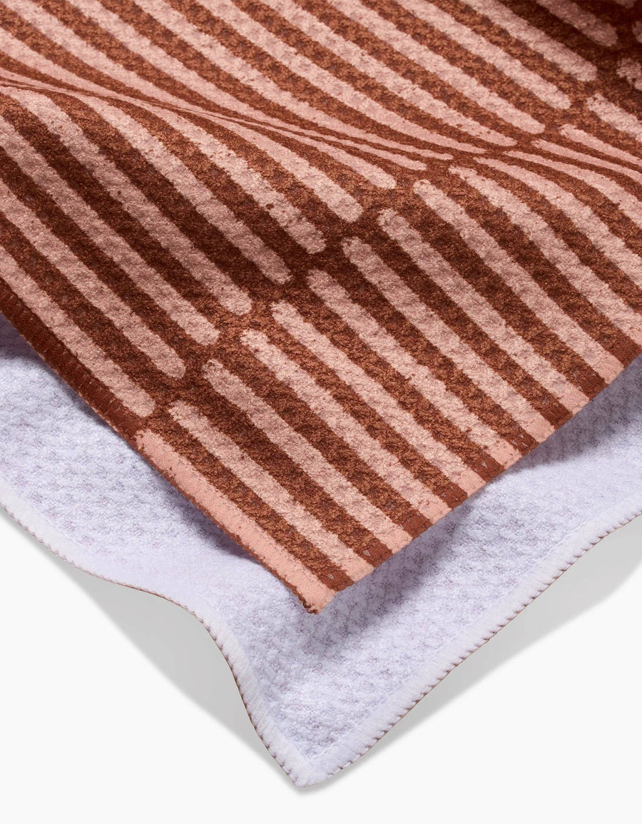 Geometry - Textured Stripe Tea Towel