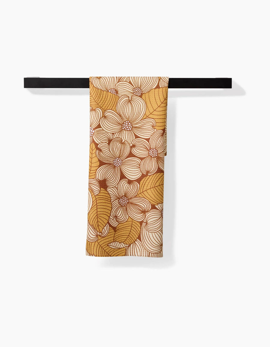 Geometry - Dogwood Tea Towel