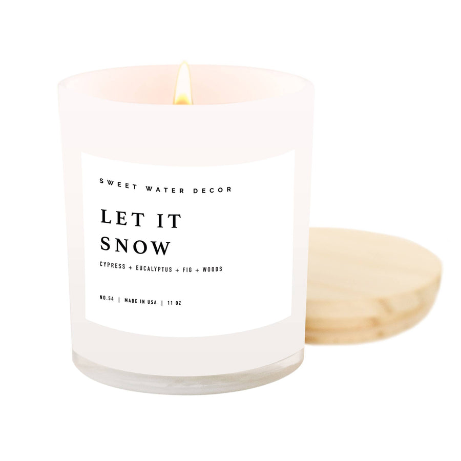 Let It Snow 11 oz Soy Candle