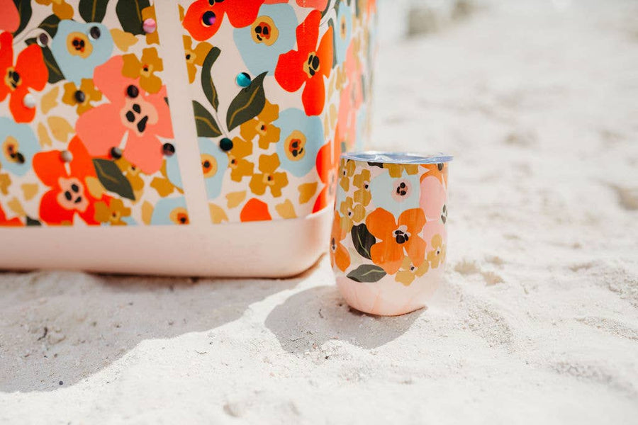 The Darling Effect - Wine Tumbler - Lil' Floral Delight