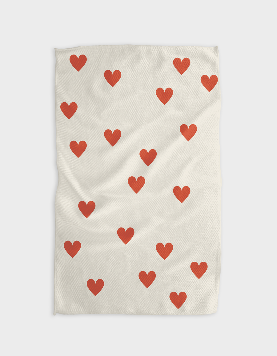 Geometry - Simple Love Kitchen Tea Towel